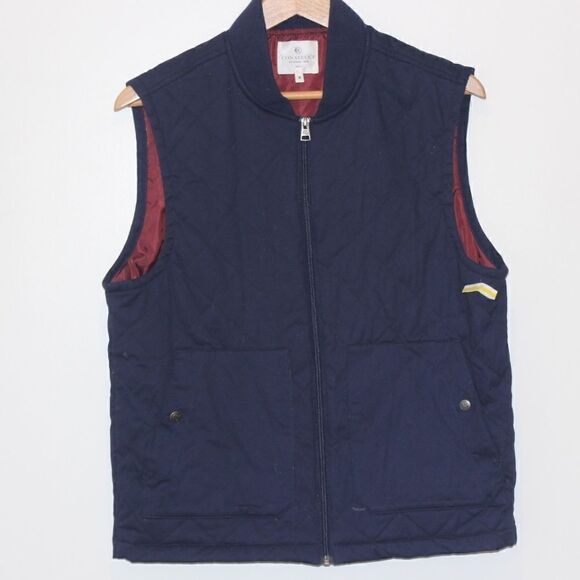 NWT Construct Navy Blue Vest Men Size Medium - Picture 9 of 13